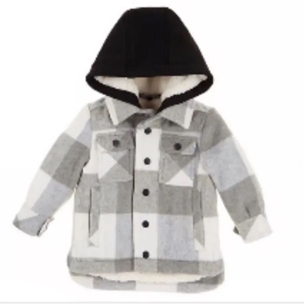 Urban Republic Midweight Grey & White Buff Checked Jacket